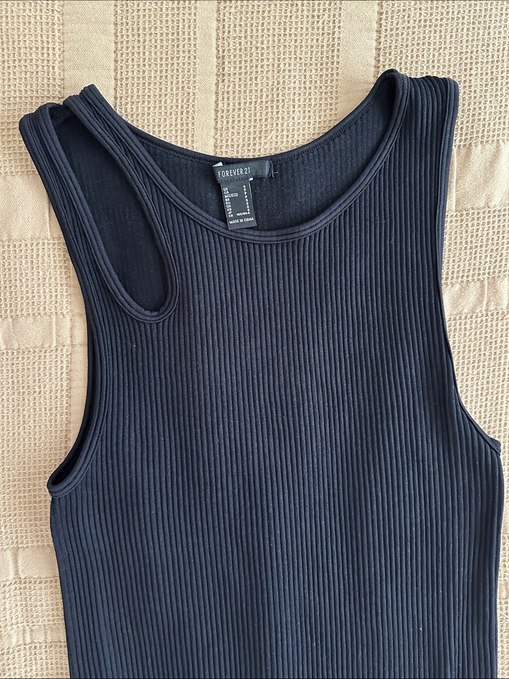 Forever21 Bodycon Ribbed Mini Dress - Picture 3 of 5